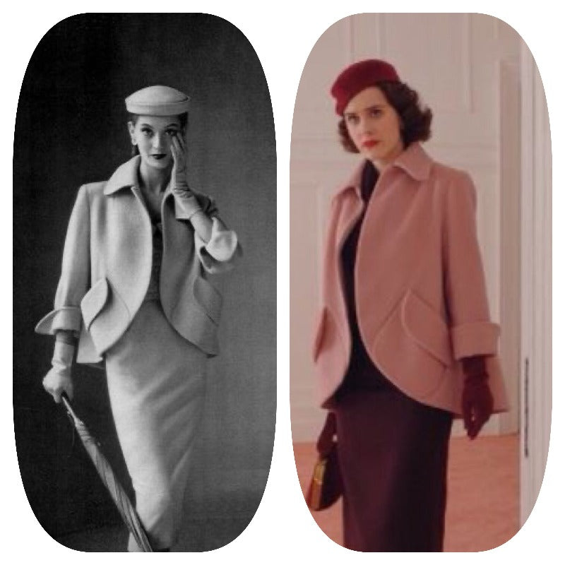 Cappottino Mrs Maisel's style  in lana vintagestyle anni 50